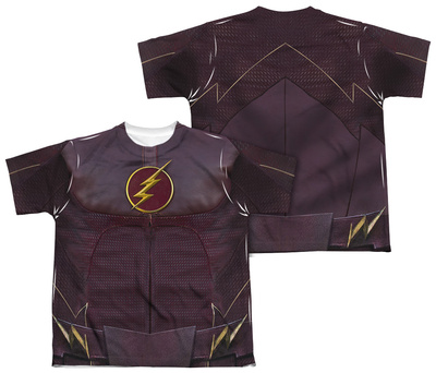 Youth: The Flash - Flash Uniform (Front - Back Print) T-shirts