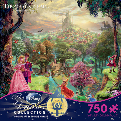 Thomas Kinkaid Disney Dreams - Sleeping Beauty 750 Piece Jigsaw Puzzle Jigsaw Puzzle