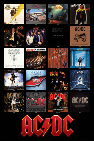 AC/DC Discography Posters