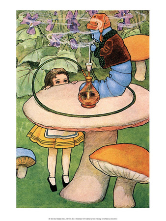 Alice in Wonderland Art by M L Kirk