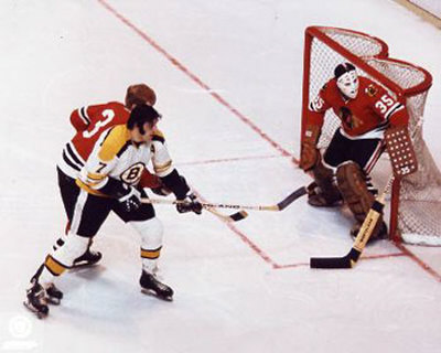 NHL Phil & Tony Esposito - Action Photo