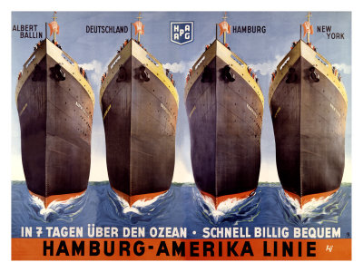Hamburg Amerika Linie - Quelle -http://cache2.allpostersimages.com/p/LRG/9/944/ZLBK000Z/poster/hamburg-to-america-line.jpg