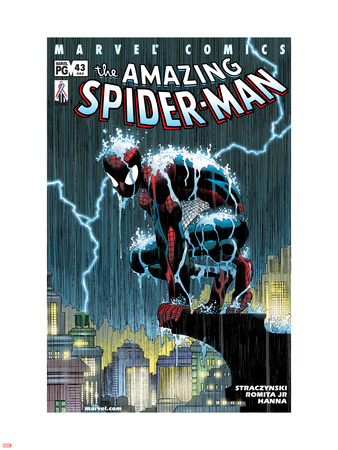 Amazing Spider-Man No.484 Cover: Spider-Man Crouching Plastic Sign