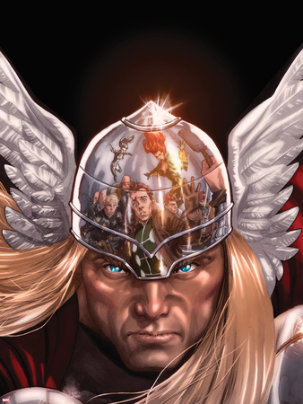 X-Factor No.212 Cover: Thor Posing Plastic Sign by David Yardin