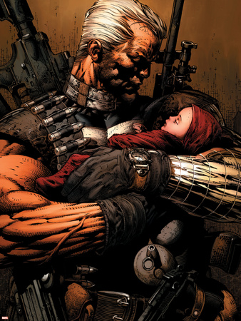 Uncanny X-Men No.493 Cover: Cable Plastic Sign by David Finch