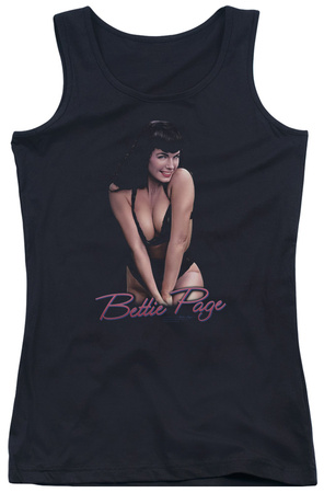 Juniors Tank Top: Bettie Page - This Is A Bust Tank Top