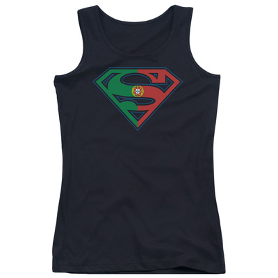 Juniors Tank Top: Superman - Portugal Shield Tank Top