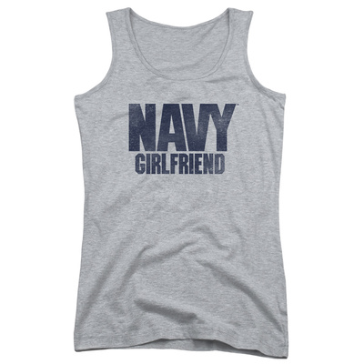 Juniors Tank Top: Navy - Girlfriend Tank Top