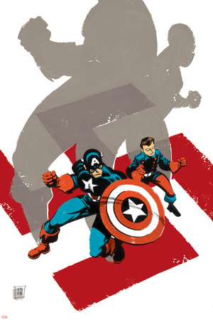 Captain America: White No.0 Cover: Captain America and Bucky Posters by Tim Sale