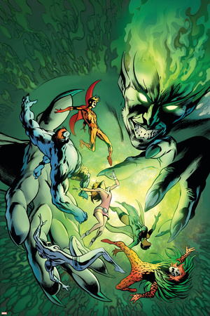 Clandestine 5 Cover: Marvel Universe Poster by Alan Davis