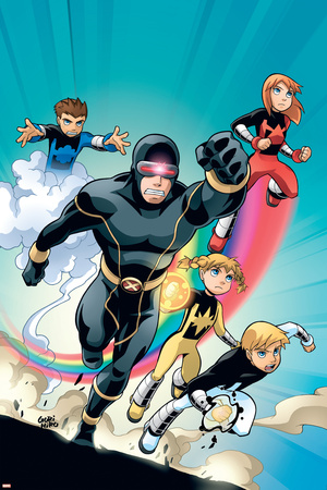 X-Men and Power Pack No.4 Cover: 9000558 Prints by  Gurihiru