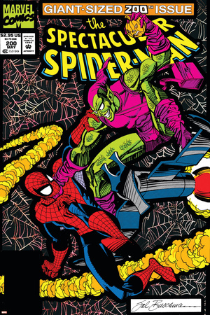 Spectacular Spider-Man No.200 Cover: Spider-Man and Green Goblin Prints by Sal Buscema