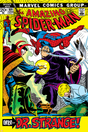 The Amazing Spider-Man No.109 Cover: Spider-Man, Dr. Strange, and Flash Thompson Prints by John