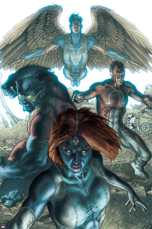 Dark X-Men No.1 Cover: Mystique, Dark Beast and Omega Posters by Simone Bianchi