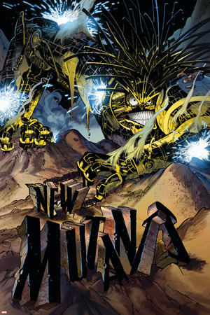 New Mutants No.5 Cover: Warlock Photo by Adam Kubert