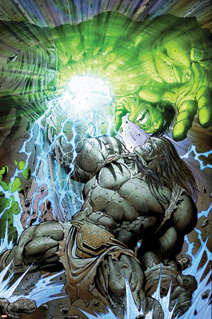 Incredible Hulk No.611 Cover: Skaar and Hulk Fighting and Smashing Poster by Paul Pelletier