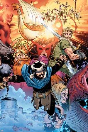Thor: Tales of Asgard By Stan Lee & Jack Kirby No.4 Cover: Hogun, Fandral and Volstagg Prints by Olivier Coipel!