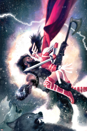 Journey into Mystery 647 Cover: Sif, Einhar Poster by Jeff Dekal