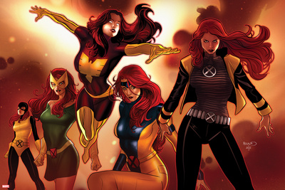 X-Men Evolutions No.1: Jean Gray Prints by Paul Renaud