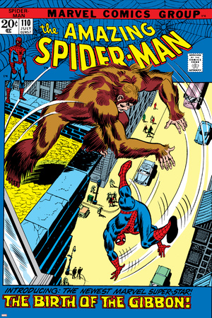 The Amazing Spider-Man No.110 Cover: Spider-Man and Gibbon Posters by John