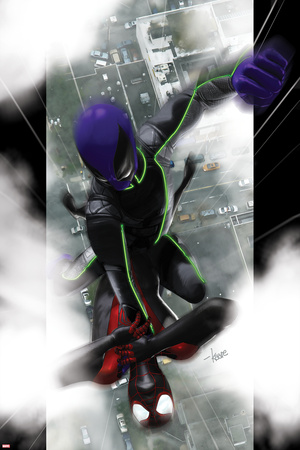 Ultimate Comics Spider-Man No.10 Cover: Spider-Man and Prowler Fighting Prints by Kaare Andrews