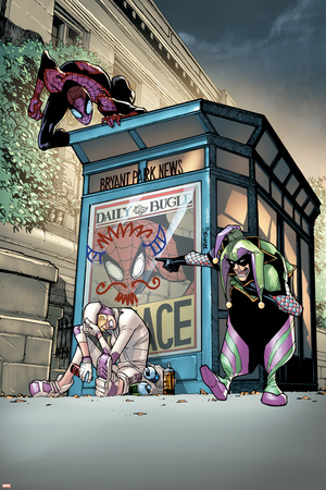 Superior Spider-Man 6 Cover: Spider-Man, Screwball, Jester Posters by Humberto Ramos