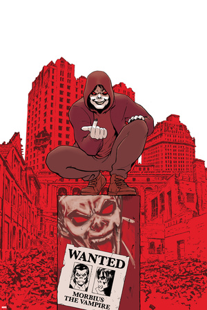 Morbius: the Living Vampire 3 Cover: Kaine Prints by David Lopez