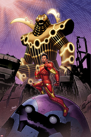 Iron Man 13 Cover Featuring Iron Man Photo by Greg Land