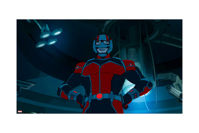 Avengers Assemble Animation Still Print