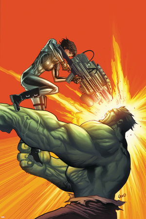 Incredible Hulk 14 Cover Featuring Hulk Posters by Greg Land