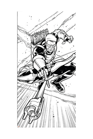 Avengers Assemble Inks Featuring Hawkeye Prints