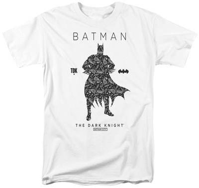 Batman- Paisley Silhouette T-Shirt