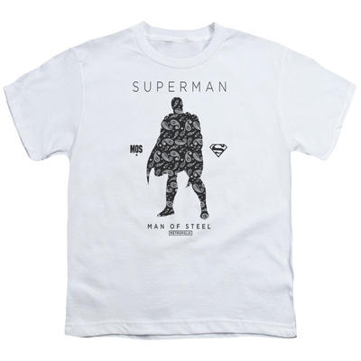 Youth: Superman- Paisley Silhouette Shirt