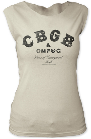 Juniors: CBGB- Black Logo T-Shirt