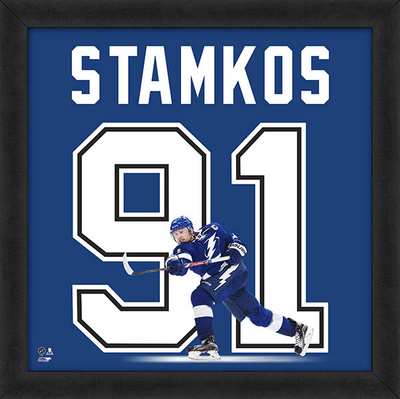Steven Stamkos, Lightning Framed photographic representation of the player's jersey Framed Memorabilia