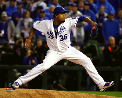 Edinson Volquez Game 1 of the 2015 World Series Photo