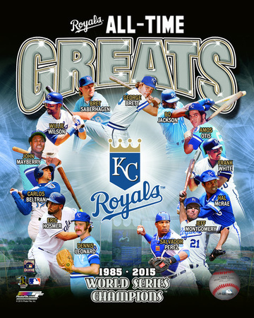 Kansas City Royals All Time Greats Composite Photo!