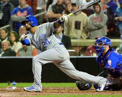 Christian Colon RBI Single Game 5 of the 2015 World Series Photo