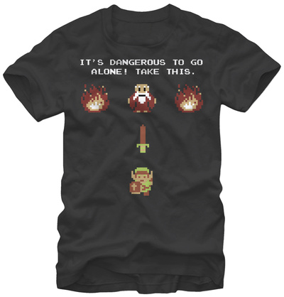 Legend Of Zelda- Be Prepared T-shirts