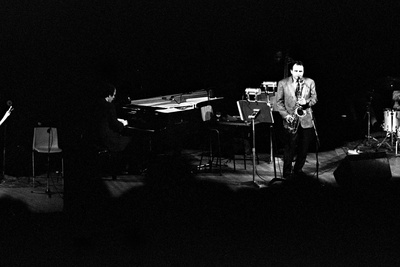 Stan Getz, Royal Festival Hall, London, 1988 Photographic Print by Brian O'Connor