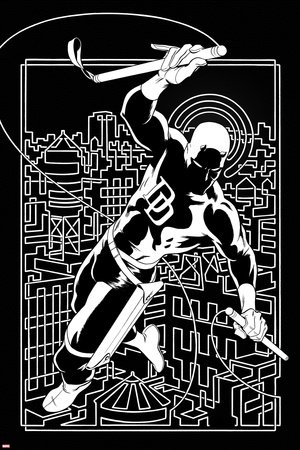 Marvel Knights Presents Cover, Featuring: Daredevil Poster