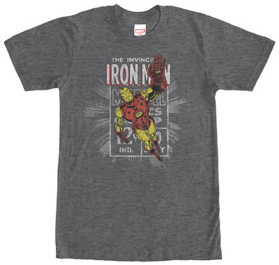 Iron Man- Distressed Stamp T-shirts