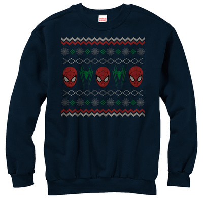 Crewneck Sweatshirt: Spiderman- Ugly Arachnid Sweater T-Shirt