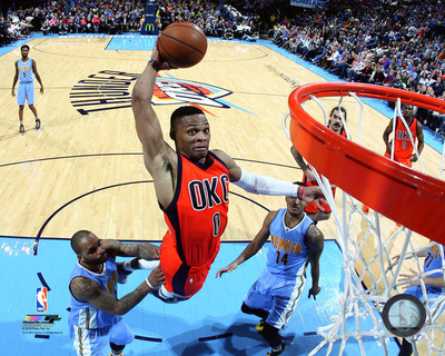 Russell Westbrook 2015-16 Action Photo