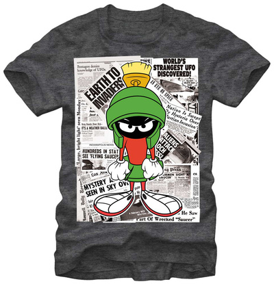 Looney Tunes- Martians In The News T-shirts