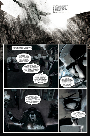Zombies vs. Robots: Undercity - Comic Page with Panels Art by Mark Torres