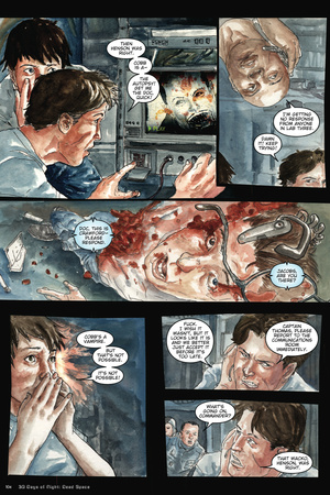 30 Days of Night: Three Tales - Comic Page with Panels Posters by  Milx