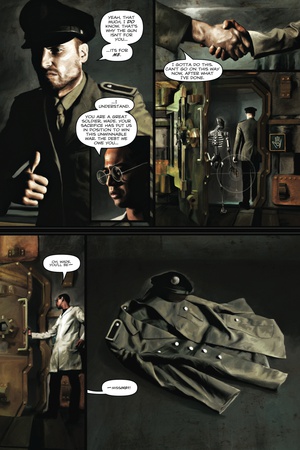 Zombies vs. Robots - Comic Page with Panels Posters by Menton Matthews III