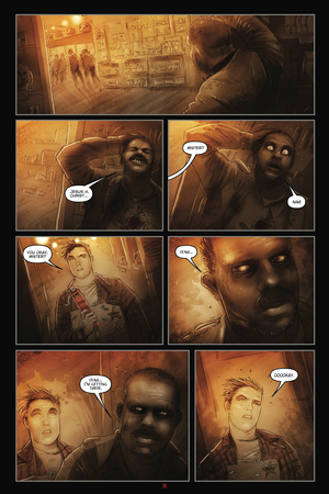 30 Days of Night: Eben & Stella - Comic Page with Panels Posters by Justin Randall