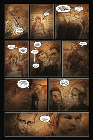 30 Days of Night: Eben & Stella - Comic Page with Panels Prints by Justin Randall